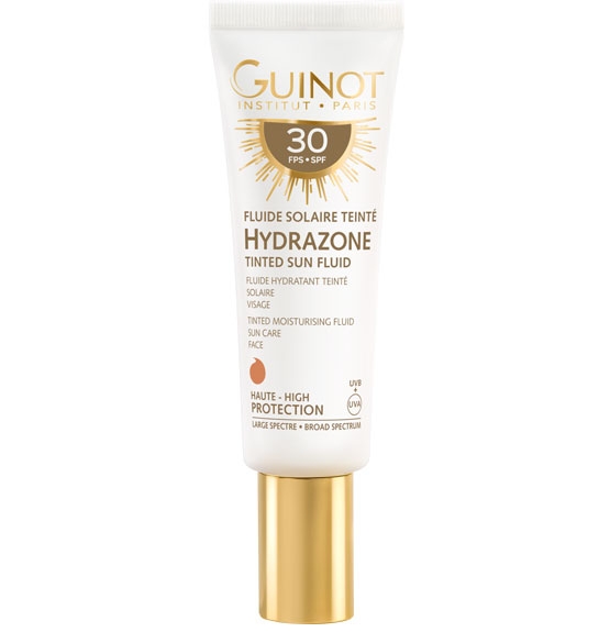 Guinot (Франция) : Fluide Solaire Hydrazone SPF30 : <p>Ультра-увлажняющий флюид для лица для повышения эластичности кожи SPF30</p>
